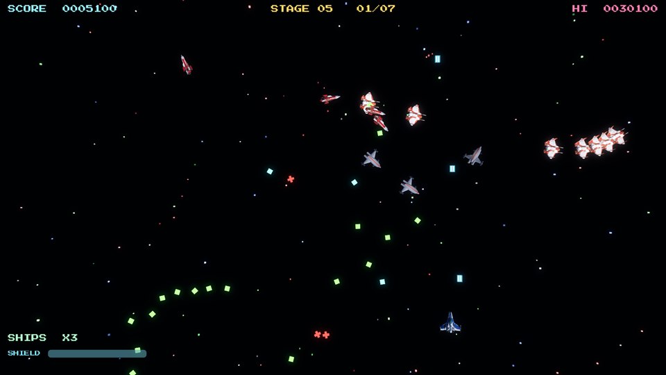 GALATRIA — Gameplay: Gegnerwellen